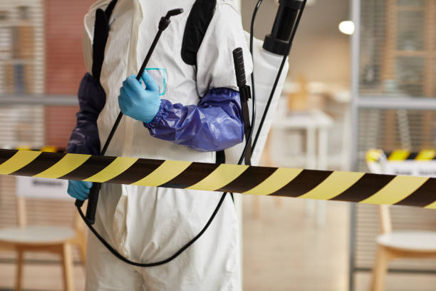 Professional Biohazard Cleanup technician working in Cape May Point, NJ